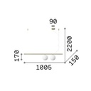 Perline Suspension Lamp