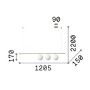 Perline Suspension Lamp