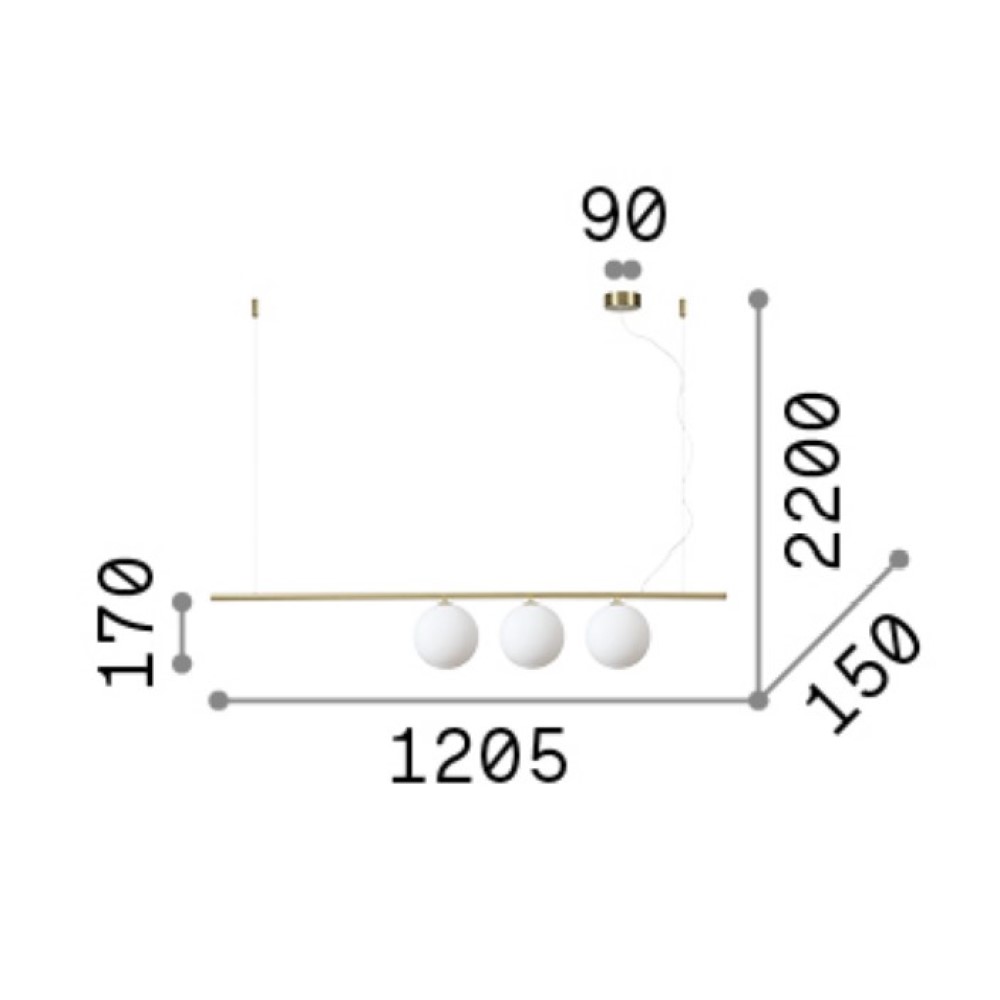 Perline Suspension Lamp