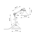 Lampe Gras N°207 Table Lamp