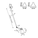 Lampe Gras N°302 Ceiling Light