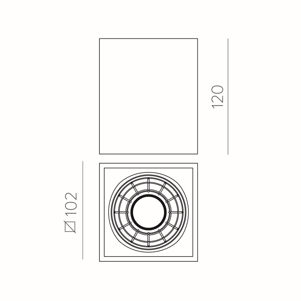 Perseo Ceiling Light
