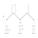 Dabliu Cone Suspension Lamp