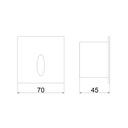 Virgo Outdoor Wall Recessed Light