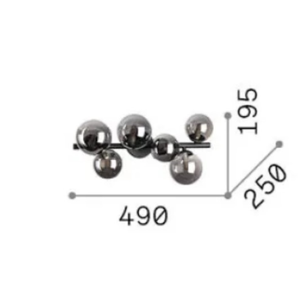 Perlage 6 Ceiling Light