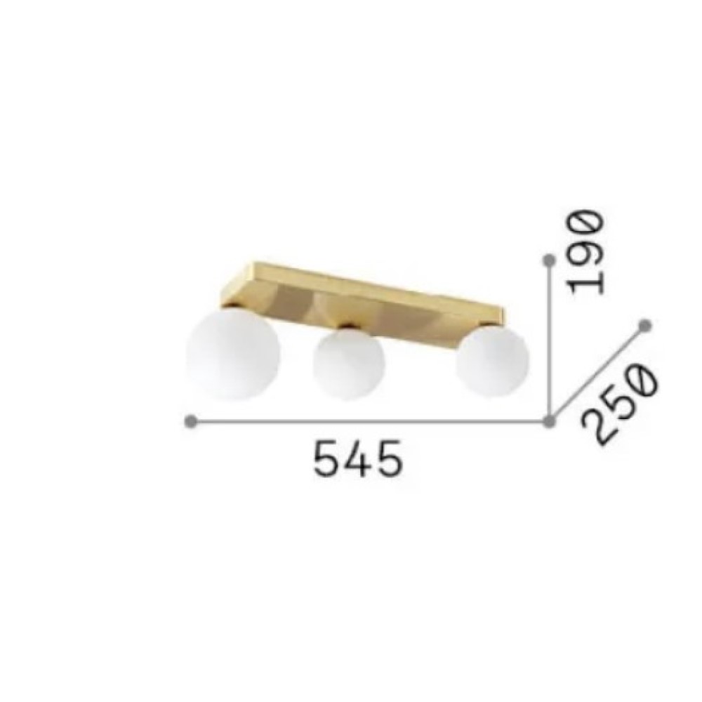Penta 3 Ceiling and Wall Light