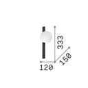Binomio Wall Light