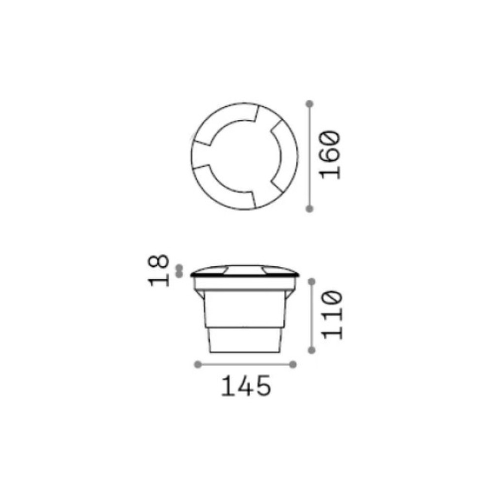 Landing Big Exterior in-ground Light