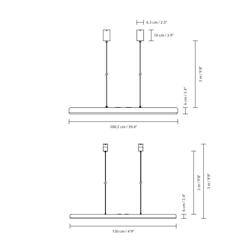 Hazel Branch Suspension Lamp