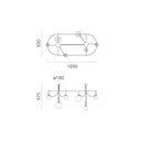 Nh S5 Elliptic Suspension Lamp