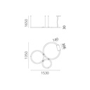 Ripple Cluster 3 Suspension Lamp