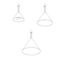 Cone Ceiling and Suspension Lamp