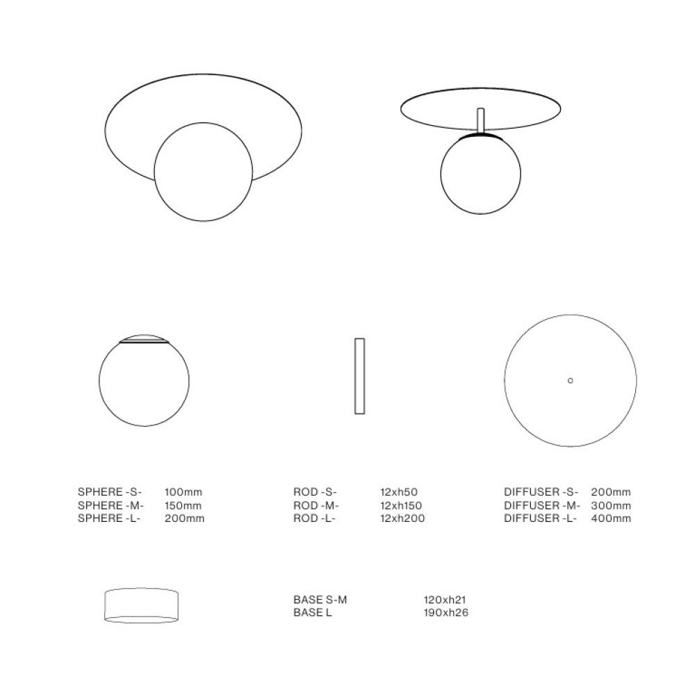 Celeste Ceiling and Wall Light