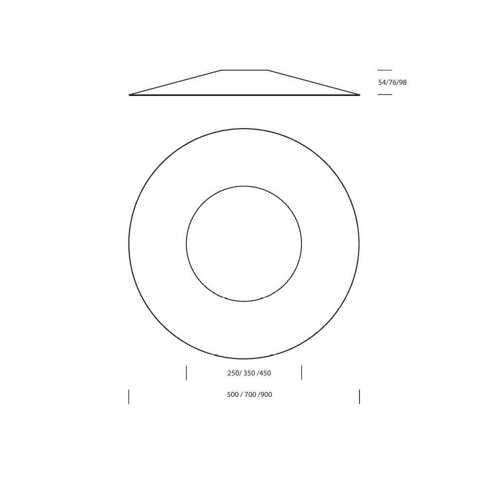 Conical Wall and Ceiling Light