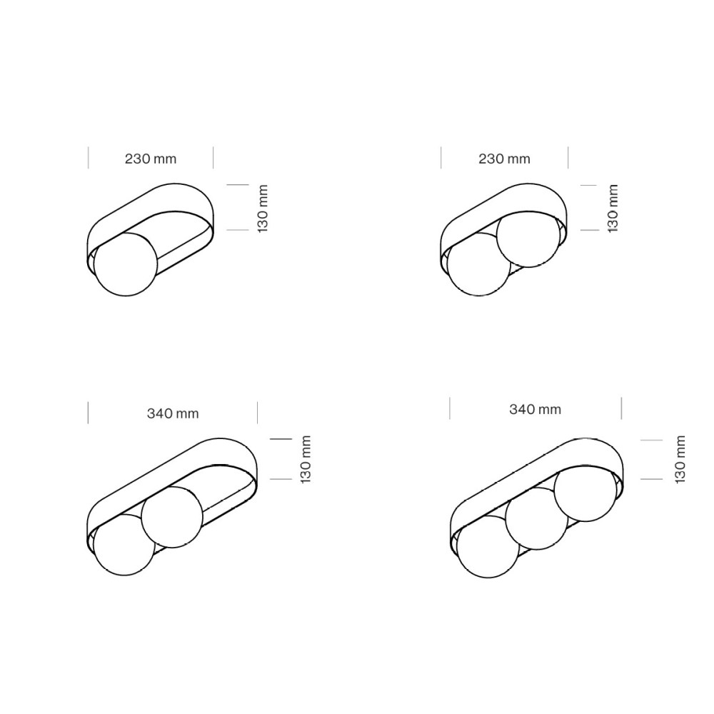 Dice Surface Wall and Ceiling Light