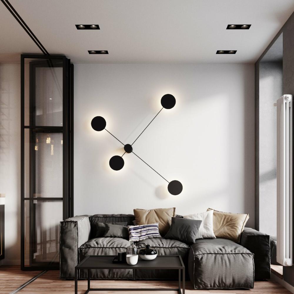 Round Control Ceiling and Wall Light