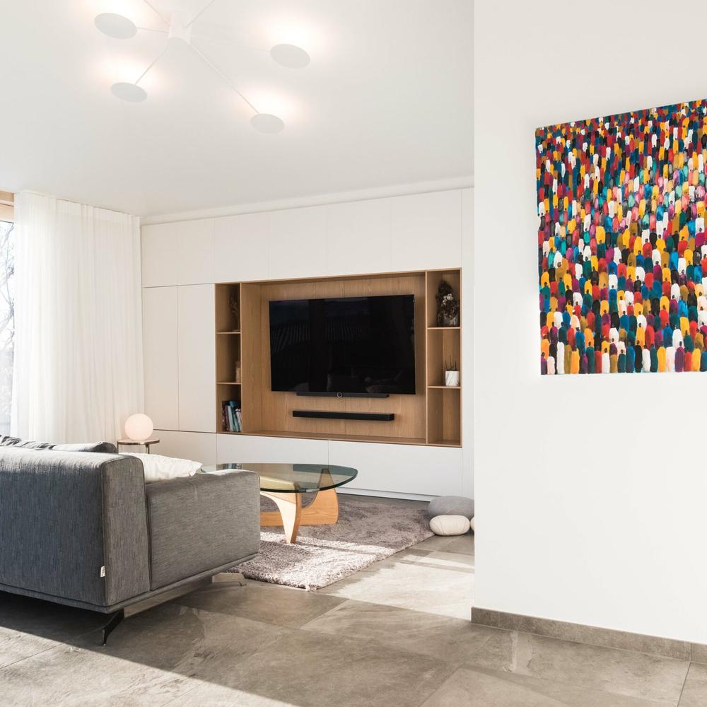 Round Control Ceiling and Wall Light