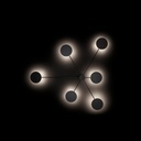 Round Control Ceiling and Wall Light