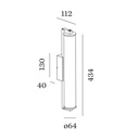 Ribelle IP65 1.0 Outdoor Wall Light