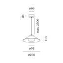Tradora IP65 1.0 Suspension Lamp