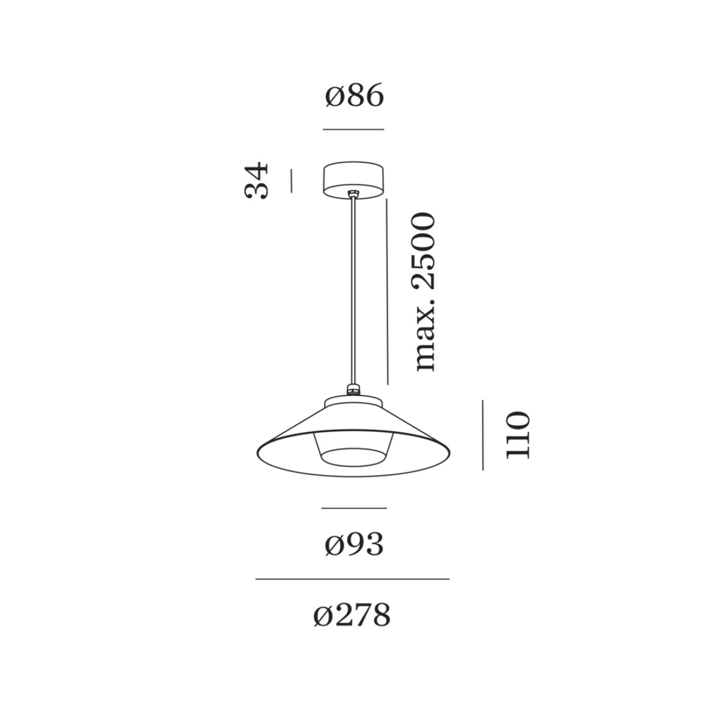Tradora IP65 1.0 Suspension Lamp