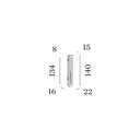 Stripe Slim 1.4 Recessed Wall Light