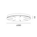 Multi chandelier 3 luminaires | wide slots 3x175mA | phase-cut dim | incl. driver black