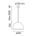My Dome Suspension Lamp