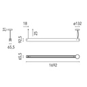 Seki-Han Suspension Lamp