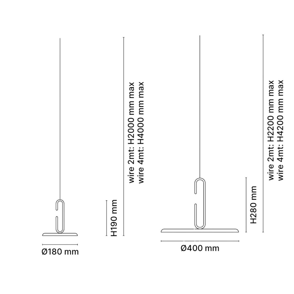 Clip Suspension Lamp