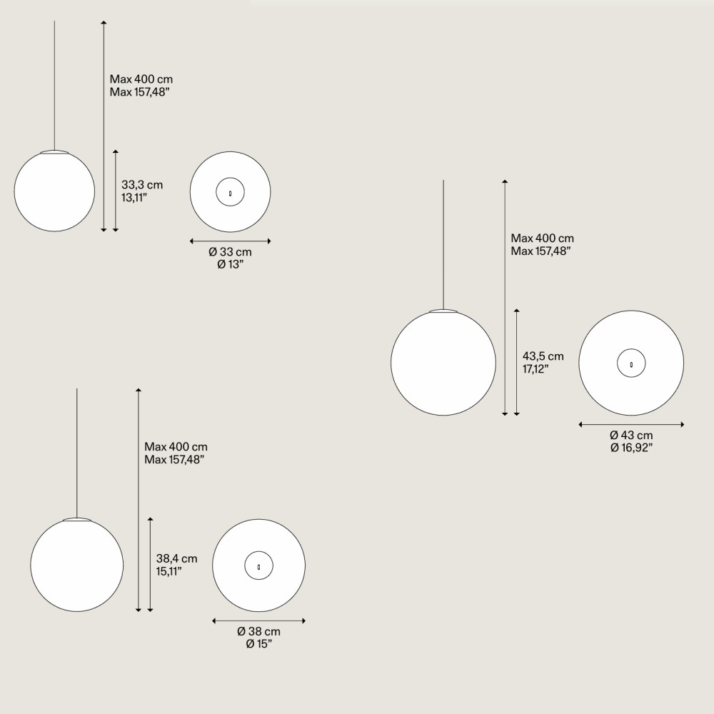 Non Random Suspension Lamp
