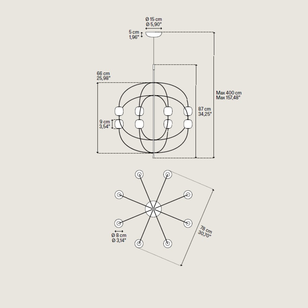 Axia Suspension Lamp