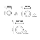 Tech Recessed Ceiling Light