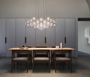 Random Cloud 19 Lights Ø28 Suspension Lamp