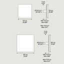 Puzzle Mega Square Wall and Ceiling Light