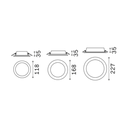 Groove Round Ceiling Recessed Light