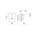 Manat Mini Wall Light