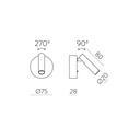 Atria Mini Round Wall Light