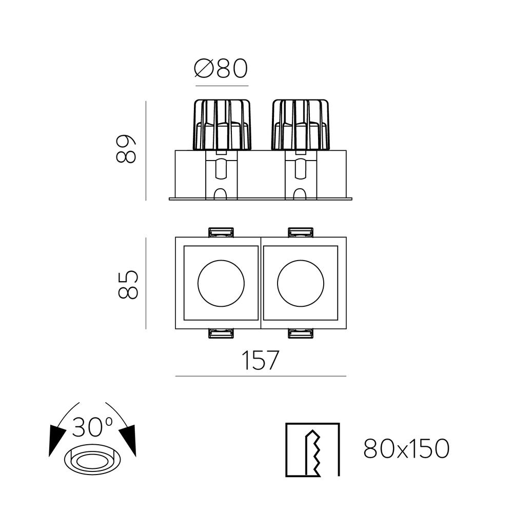 Move Recessed Ceiling Light