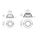Tilt Recessed Ceiling Light