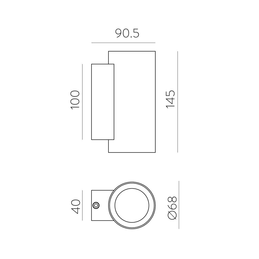 Nox Outdoor Wall Light