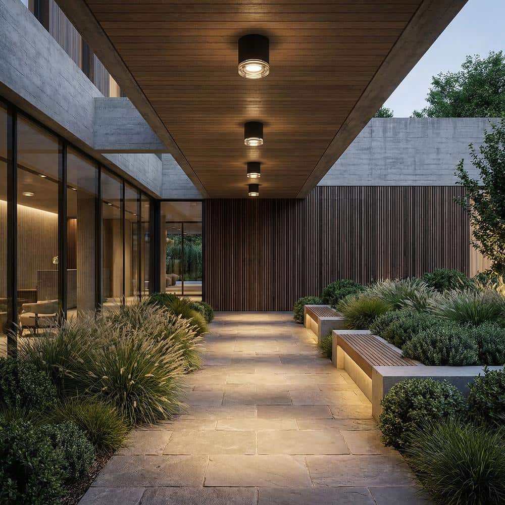 Artic Outdoor Ceiling Light