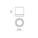 Artic Outdoor Ceiling Light