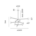 Match Lusta 3.2.1 Suspension Lamp
