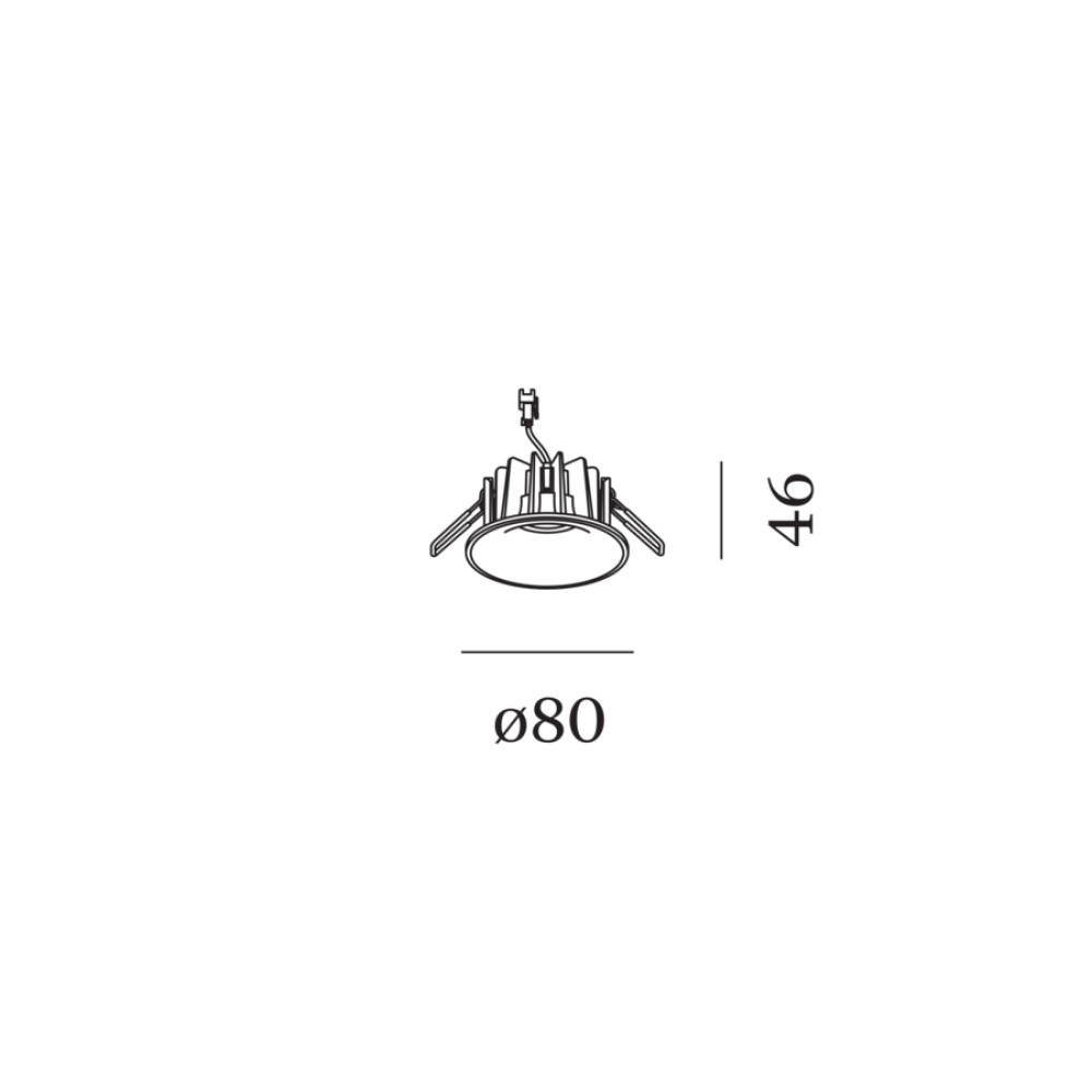 Rony Petit 1.0 Recessed Ceiling Light