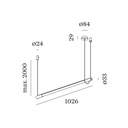 Darf 2.1 Suspension Lamp