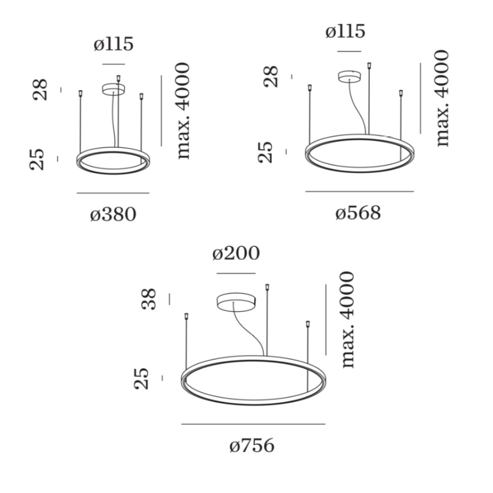 Kujo Suspension Lamp