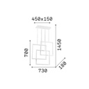Frame Square Suspension Lamp