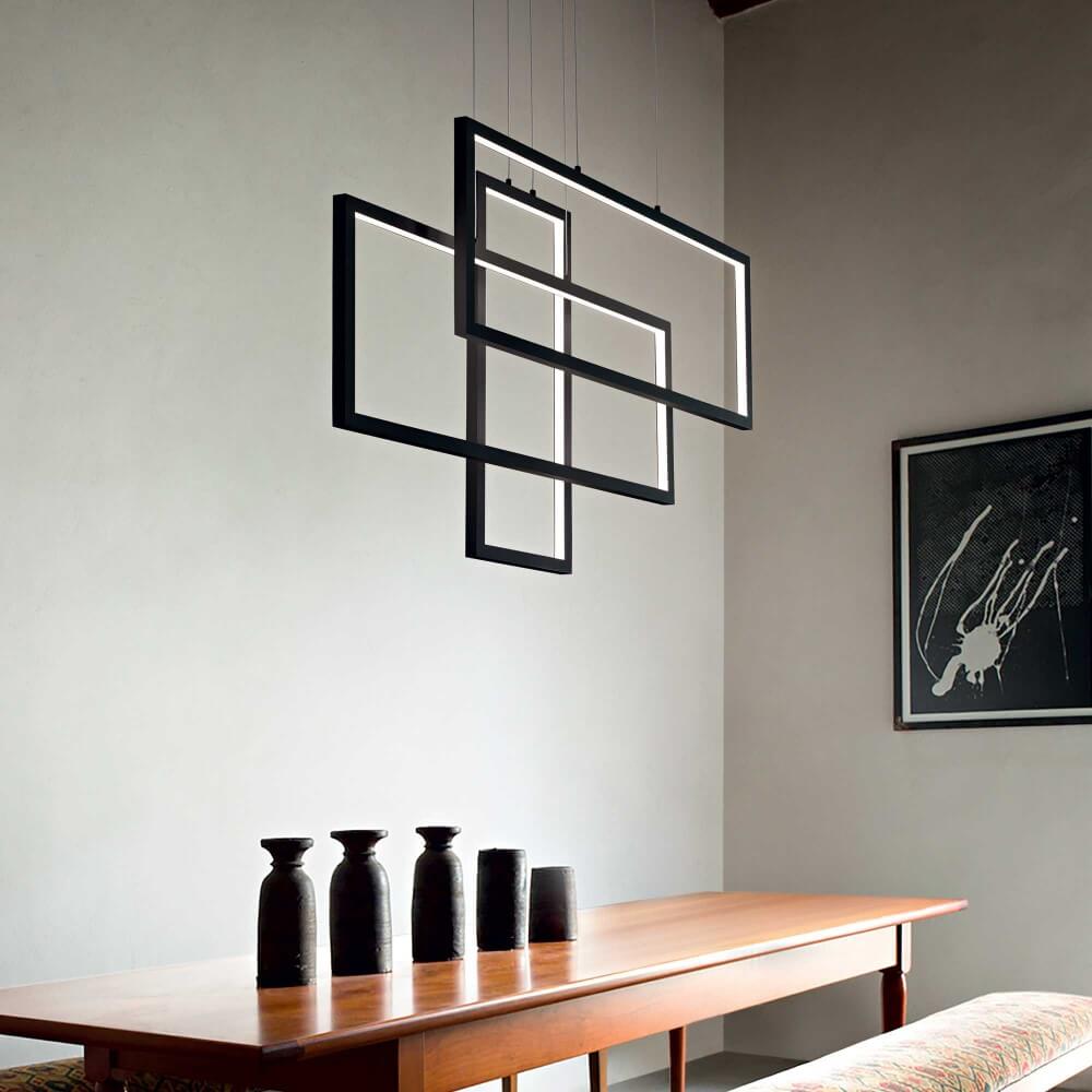 Frame Rectangle Suspension Lamp