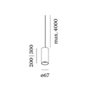 Ray LED Suspension Lamp